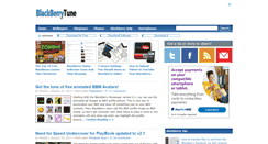 Desktop Screenshot of blackberrytune.com